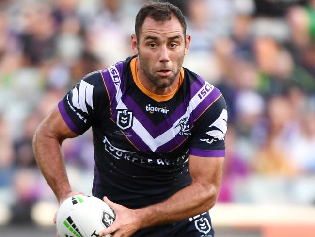 Melbourne Storm captain Cameron Smith shows no signs of slowing down. Picture: Getty Images 