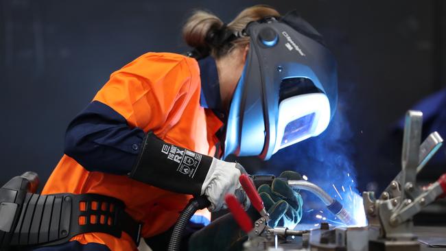 The federal government will inject $1.2 billion into the economy to support the employment of 100,000 new apprenticeship and trainee schemes. Picture: Annette Dew