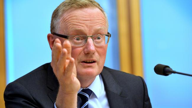 RBA Governor Philip Lowe has told a House of Representatives economics committee that rate 'adjustments' might need to be made. Picture: Bloomberg via Getty Images