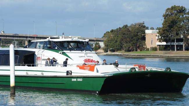 A ferry near Meadowbank wharf.