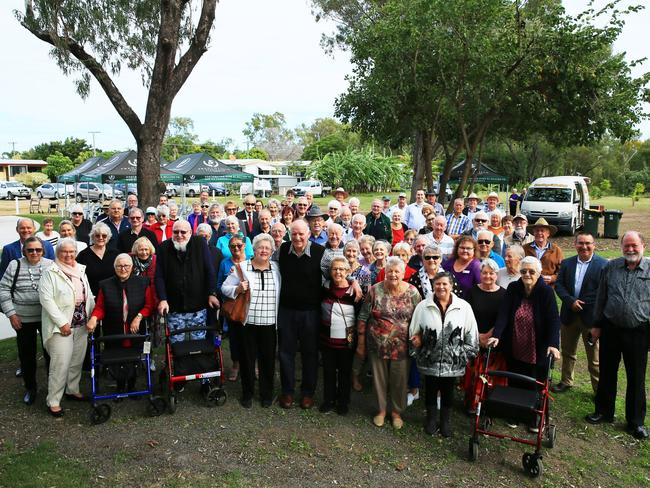 Around 80 Invited guests and residents of Talbot Estate at the new park launch.