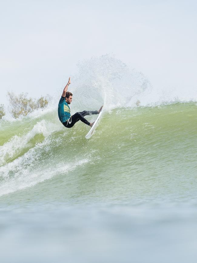 Matt Wilkinson takes his turn for Australia during the Founders Cup at Lemoore, California.