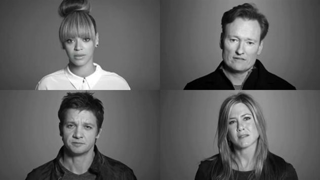 Celebs demand gun control in video campaign