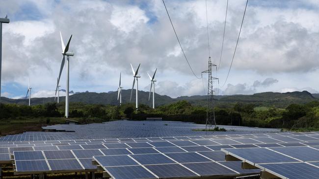 Renewables growth has collapsed to near record lows. Picture: AFP