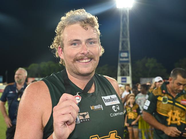 Jackson Calder was judged best on ground in the NTFL grand final. Picture: Julianne Osborne.