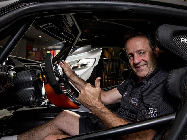 Tony Quinn with his Aston Martin Vulcan. Picture: Jerad Williams