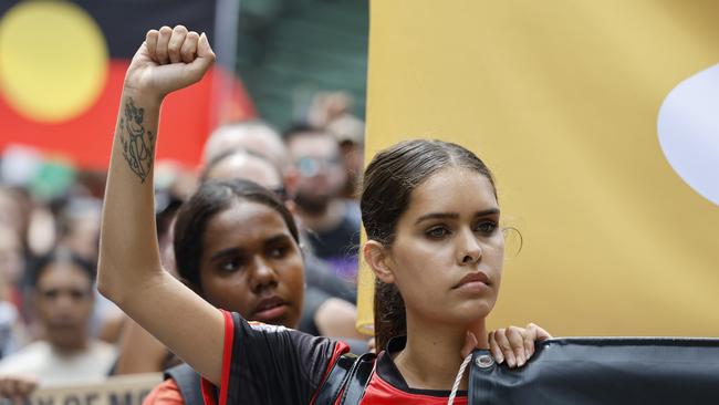 Sydney protesters marched through the CBD.