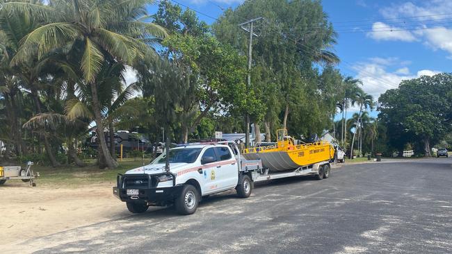 Rescue crews are frantically searching for three boaties missing off the coast of a Far North Queensland beach after their vessel sunk. PHOTO: Arun Singh Mann