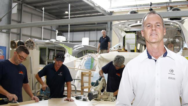 Building boats has been a lifelong ambition for Riviera’s Rodney Longhurst. Picture: Tertius Pickard