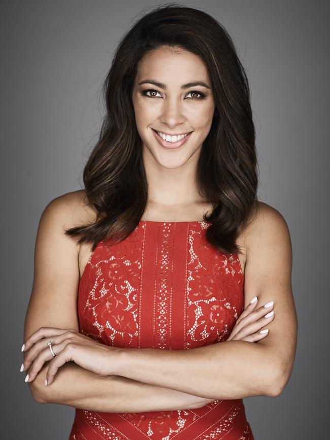 The brunette beauty is a presenter for Fox Sports. Picture: Supplied