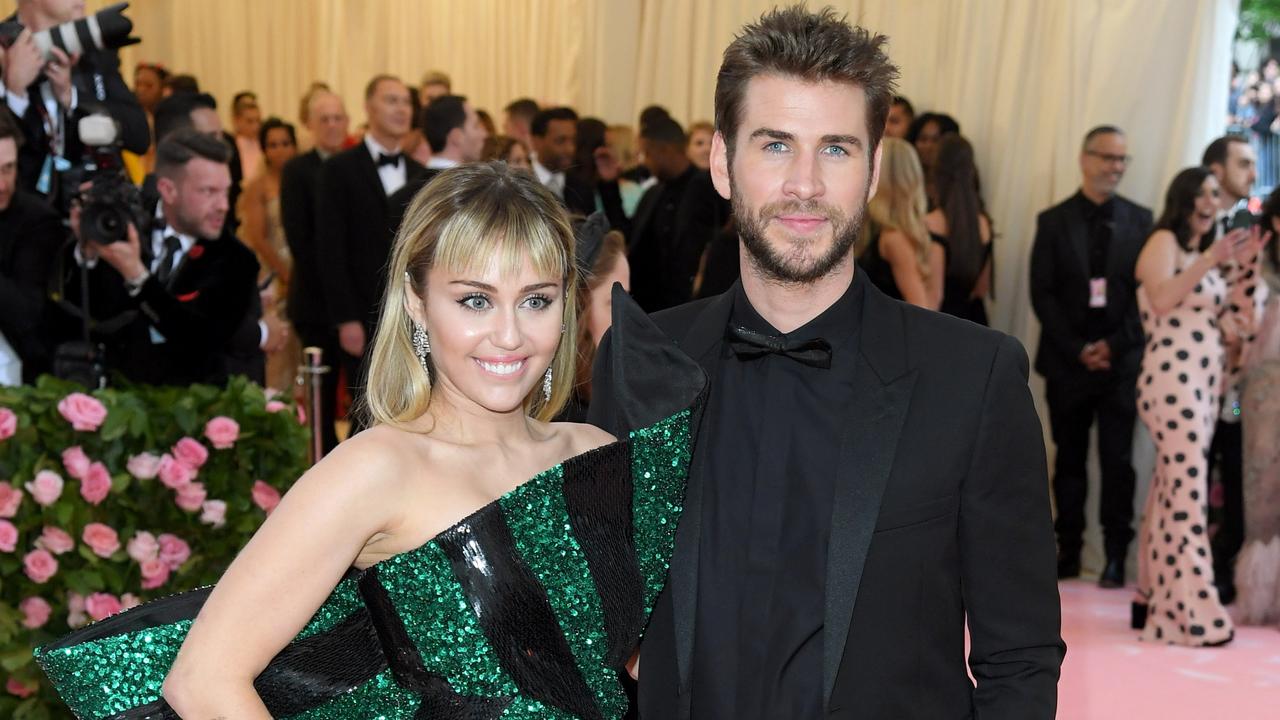 Miley Cyrus and Liam Hemsworth couldn’t make their romance work, but she did get a hit song out of it. Picture: Getty.