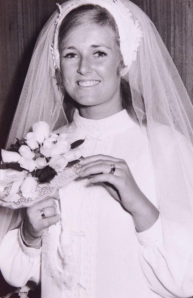 Lyn Dawson in on her wedding day. Dawson has been missing since 1982.