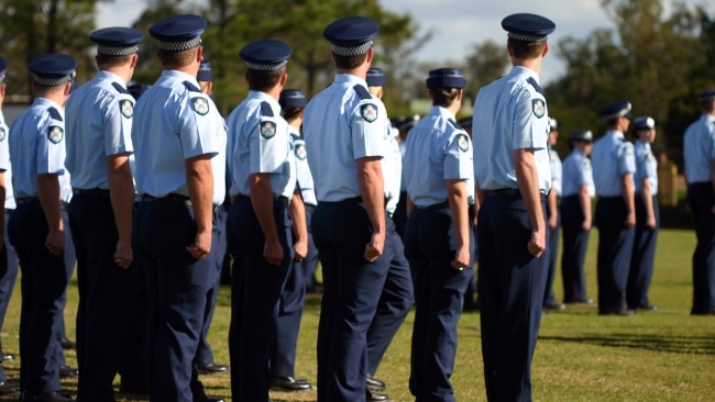 Deputy Commissioner Steve Gollschewski revealed a "handful" of Queensland police officers from some districts in the state have resigned over the jab mandate. Picture: Getty Images