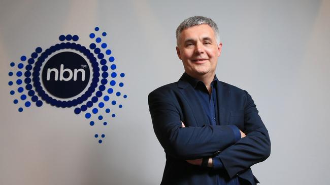 Stephen Rue is the CEO of NBN. Picture: Aaron Francis/The Australian