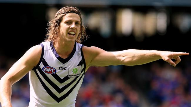 Fremantle’s fortunes could determine where Nat Fyfe goes next year. Picture: Wayne Ludbey