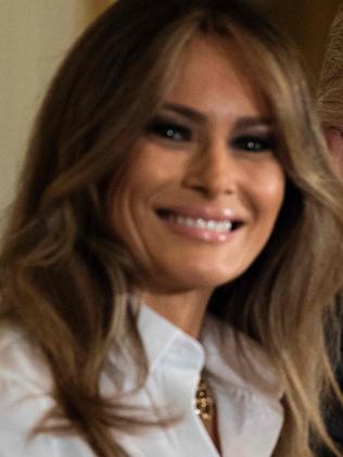 US First Lady Melania Trump is setting trends in the world of cosmetic surgery. Picture: AFP PHOTO / Brendan Smialowski.