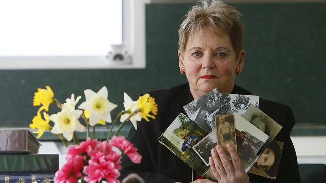 Christine Burke, pictured at her home in Claremont, has 11 relatives buried at St.Ann's Church and cemetery at Dysart. Picture: MATT THOMPSON