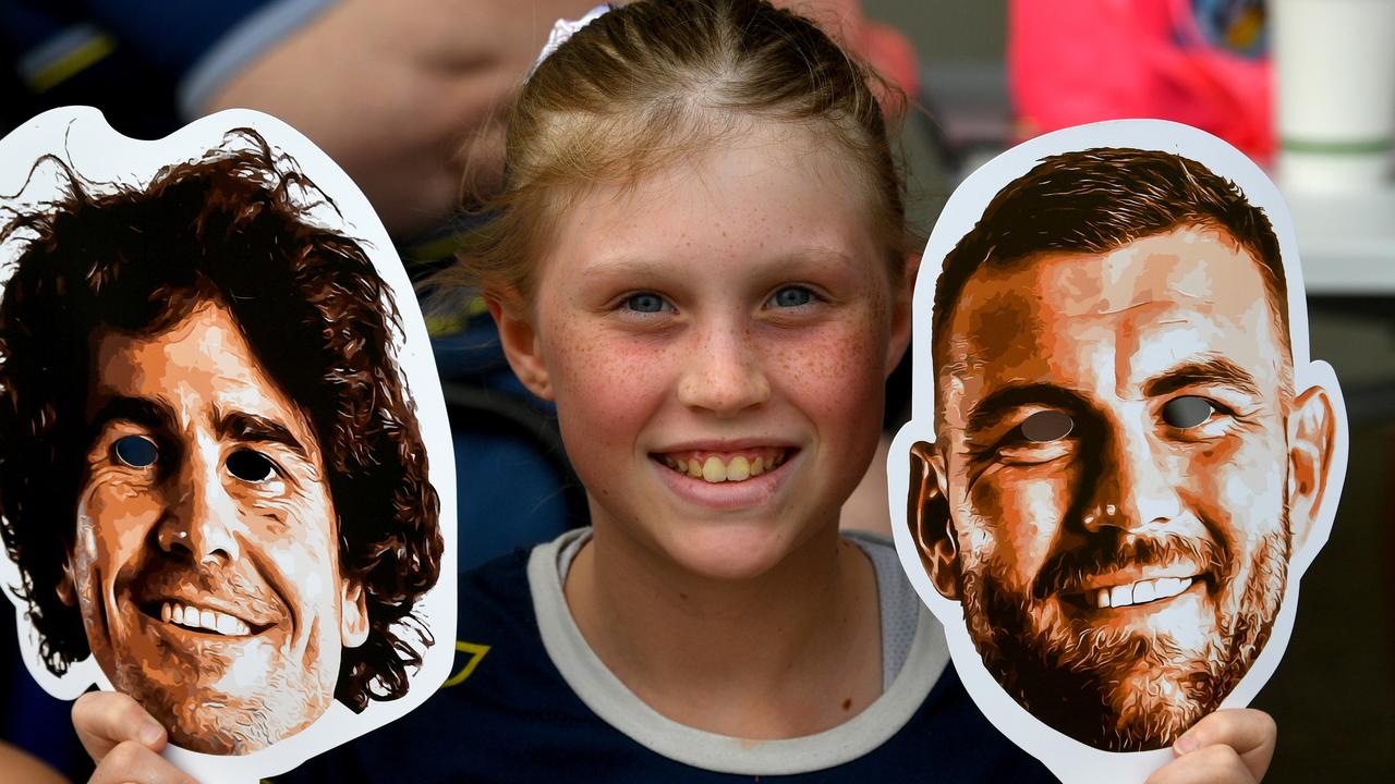 North Queensland Cowboys open training session at Cowboys HQ. Abigale Mustard, 11. Picture: Evan Morgan