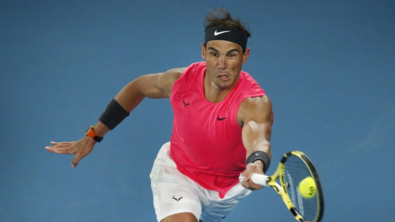 Rafa Nadal in action this year