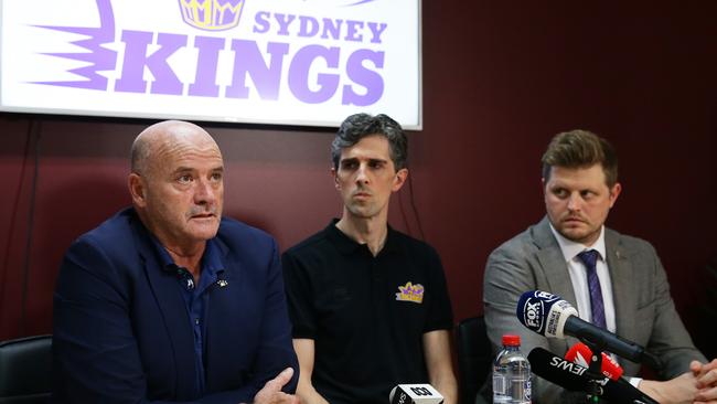 Sydney Kings chairman Paul Smith, head coach Will Weaver and CEO Chris Pongrass withdrew from the NBL’s five-match final series on Tuesday. (Photo by Matt King/Getty Images)