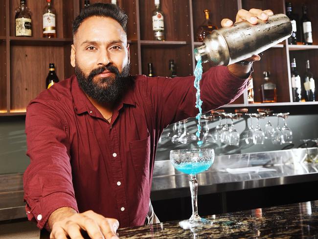Amandeep Singh, owner of the newly opened, Ary’s Bar. Picture: Shae Beplate.