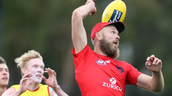 Don’t panic about Max Gawn’s score. Picture: David Crosling