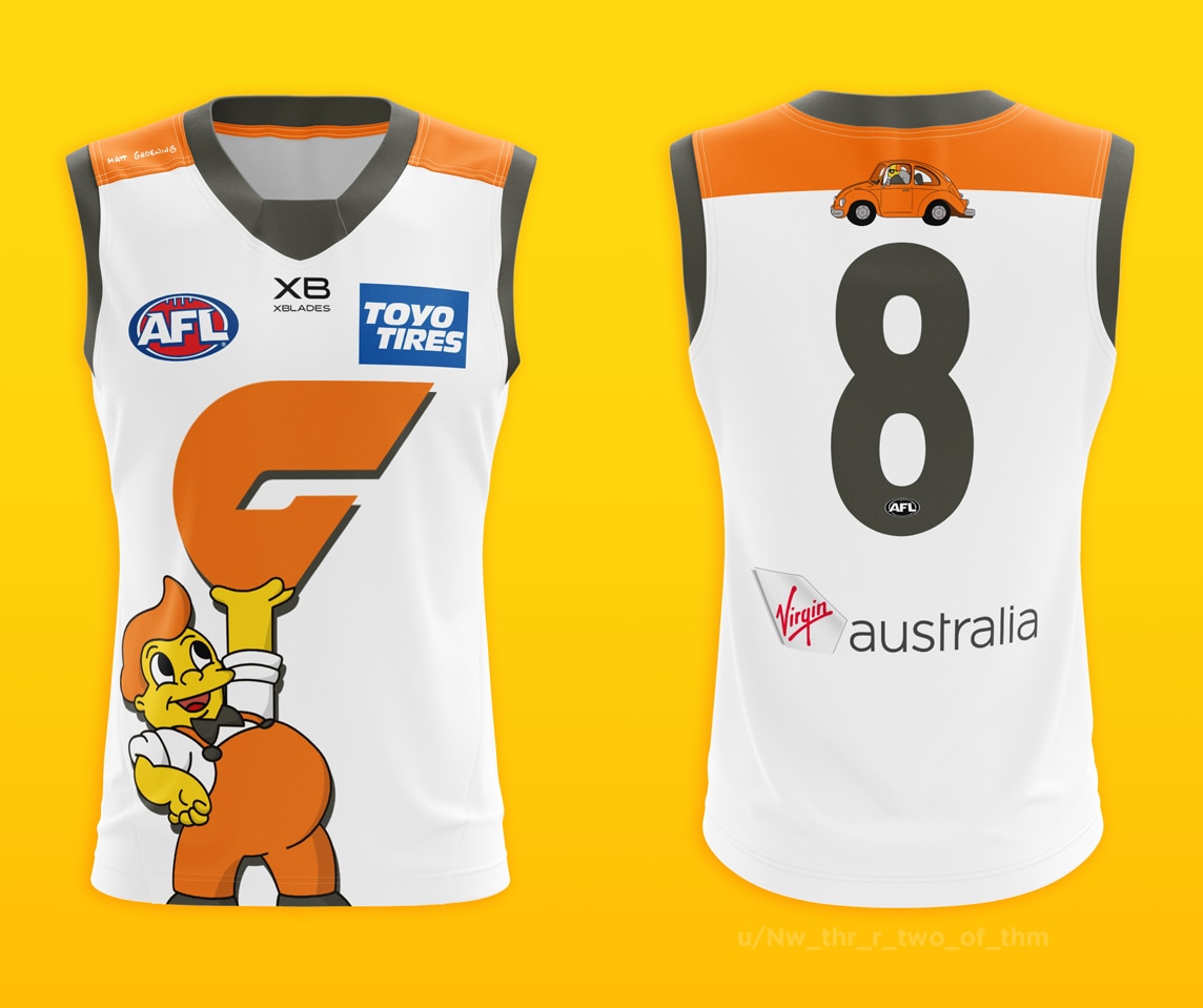 Afl simpsons sale jersey