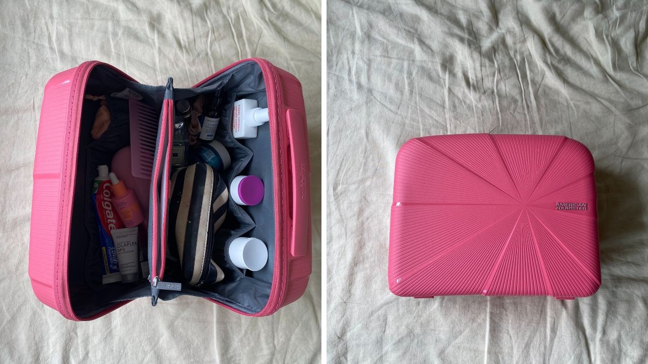 American Tourister Starvibe Beauty Case. Picture: Supplied/Edwina Carr Barraclough