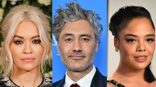 Taika Waititi was spotted kissing both Rita Ora and Tessa Thompson. Picture: Getty Images