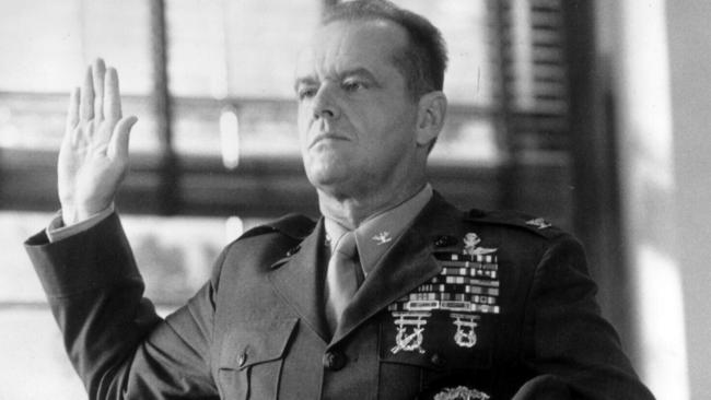 Jack Nicholson stars as Colonel Jessep in A Few Good Men