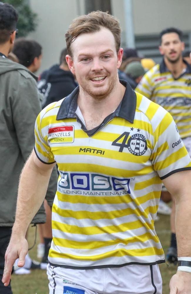 Caloundra rugby union player Mac Burgess. Picture: Facebook.
