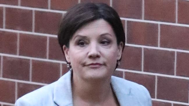 Labour leader Jodi McKay leaves home early to face uncertainty in her party .picture John Grainger