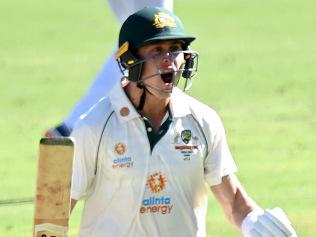 Labuschagne posted his first century of the summer, in a return to his form of last year. Picture: Getty