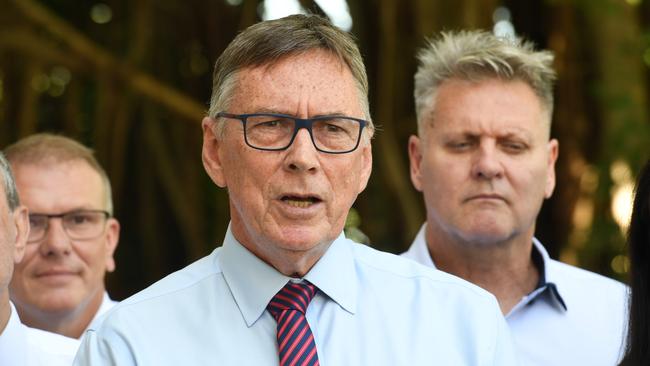 Territory Alliance Party leader Terry Mills said he still believes that hydraulic fracturing could be done safely in the NT. Picture: Katrina Bridgeford