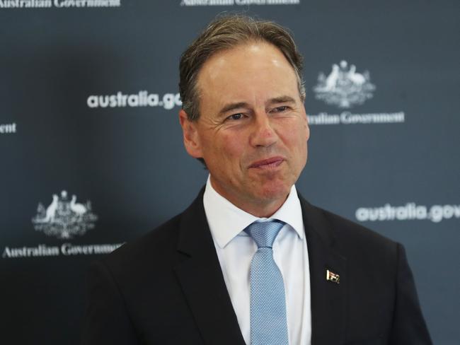 Health Minister Greg Hunt. Picture: NCA NewsWire/ David Crosling