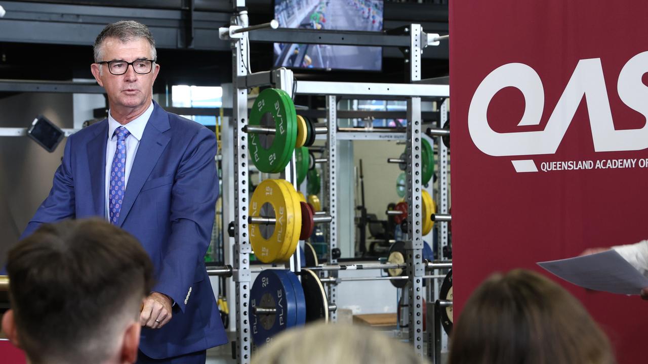 Tim Mander at the Queensland Academy of Sport