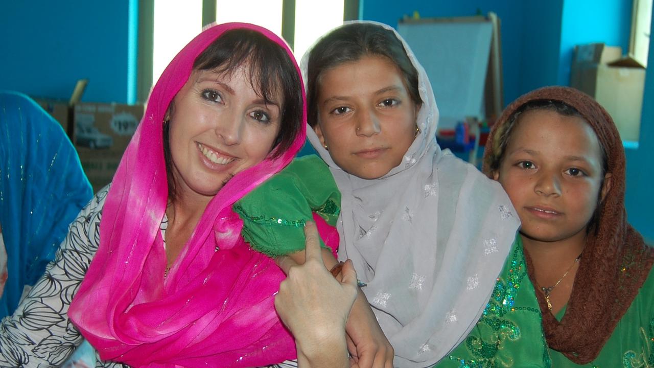 Dr Kay Danes OAM in Jalalabad.