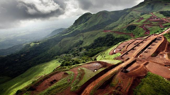 The Simandou iron ore project in Guinea, where China is looking to accelerate development.