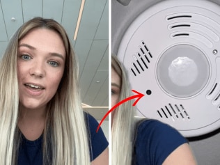 Babysitter finds a secret camera in guest bathroom