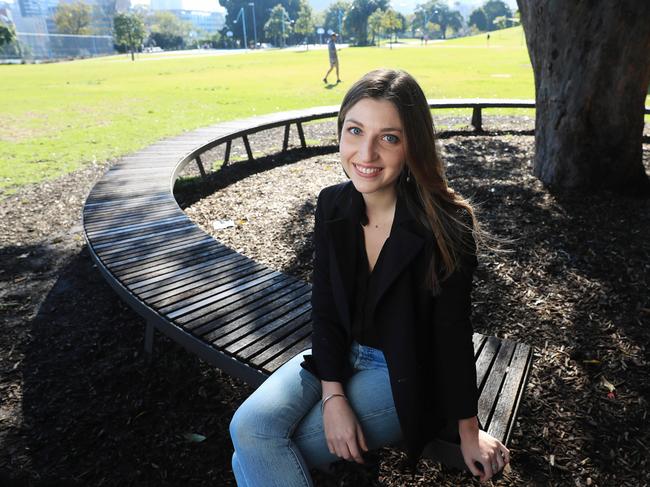 2/7/21: Roseanna Bricknell is one of 20 new  Ramsay Postgraduate Scholars. She will undertake the Bachelor of Civil Law at the University of Oxford. John Feder/The Australian.