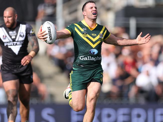 Will James Tedesco retain his Kangaroos jersey? Picture: Phil Walter/Getty Images