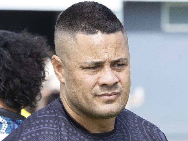 Jarryd Hayne at Nines Premier Rugby League event, Tugun, Saturday, January 25, 2025 - Picture: Richard Walker