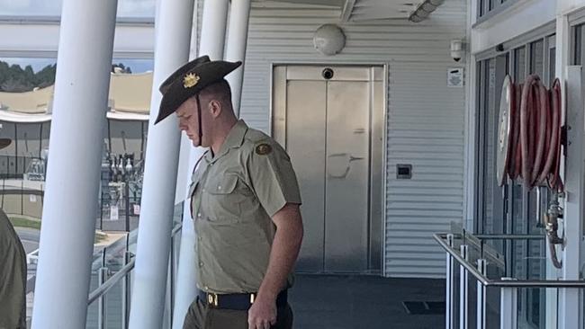 Private Logan Paul Jobson will face a suspended military detention sentence and a severe reprimand. Picture: Julia Kanapathippillai