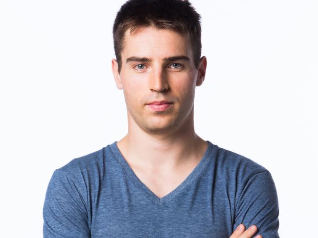 Ninja Warrior contestant William Baron-Croston. Picture: Nine
