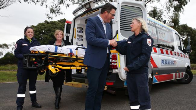 The government hopes the app will assist paramedics responding to incidents. Picture: Peter Ristevski