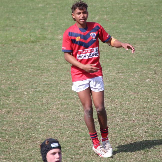 Columba Catholic College, Charters Towers old boy Mathias Santo-Hero.