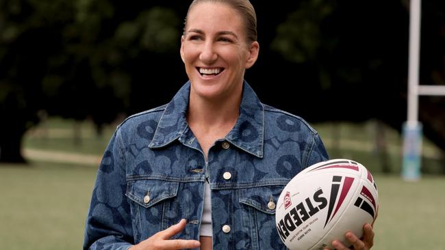 In in the thick of a golden era for women’s rugby league, Ali Brigginshaw stands tall. Photographer: Christopher Ferguson