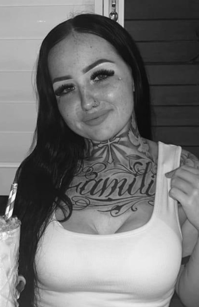 She appeared in court by video from jail. Picture: Social media