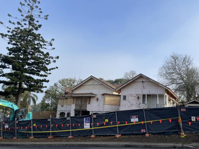 A historical Gympie landmark, on 18-20 Caledonian Hill Rd is about to disappear, due to an oversight on the council's heritage registry. Picture: Christine Schindler