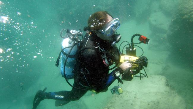 Gold Coast diver and adventurer Ian Banks. Pic Wayne Jones